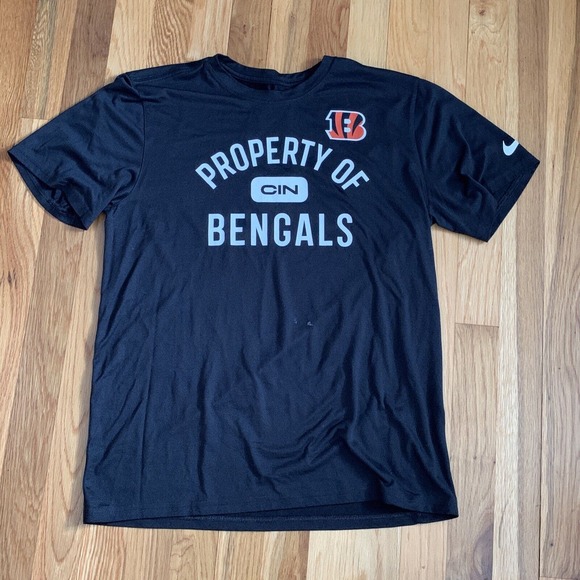 Nike Other - Nike Property Of Cincinnati Bengals Dri-Fit Tee T-Shirt Medium NFL